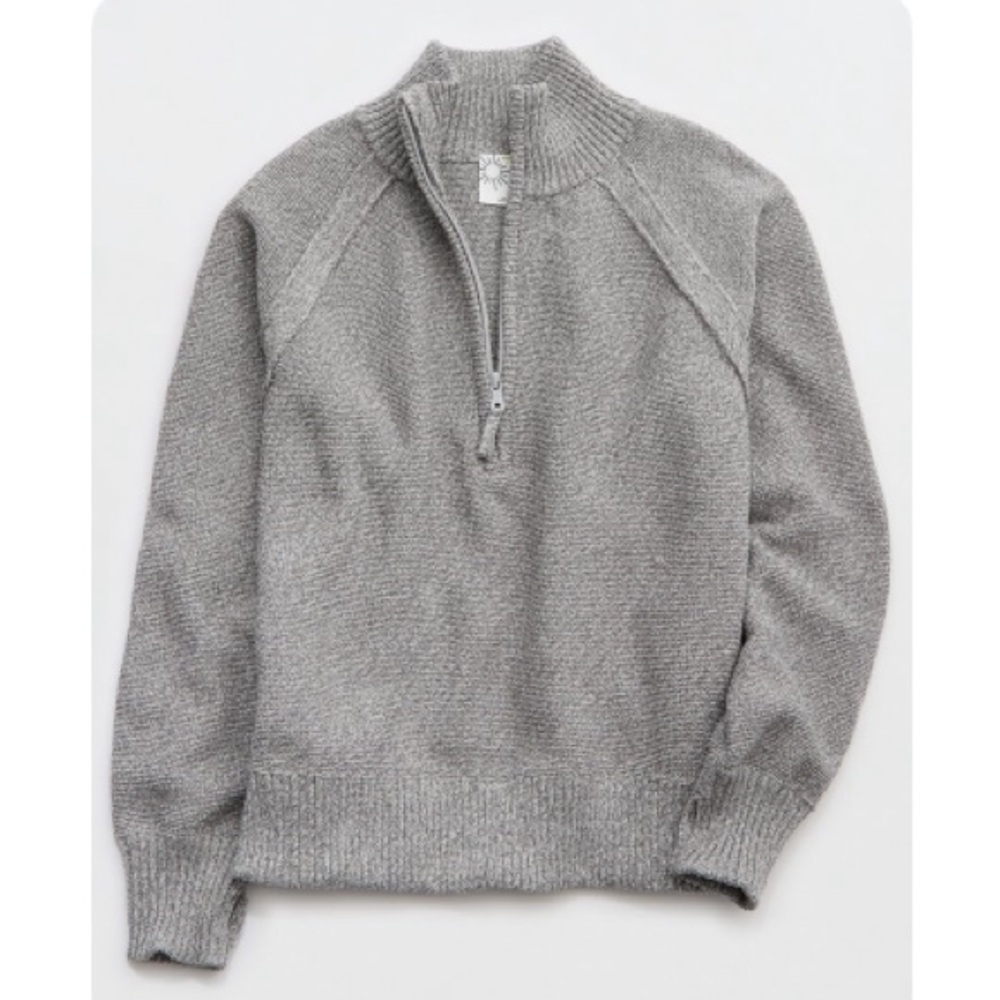 Aerie OFFLINE By Aerie Cool Down Quarter Zip Sweater - Picture 2 of 10